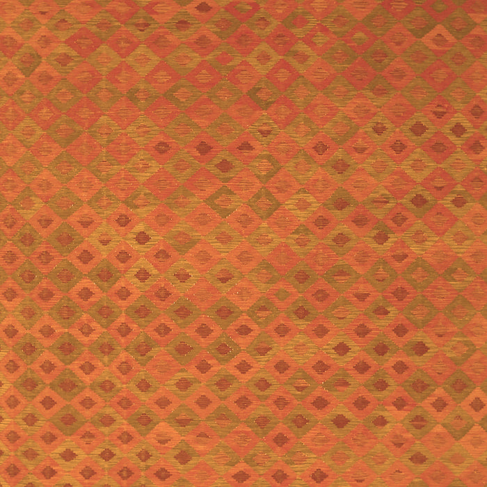 Abstract Orange Contemporary Rug, con786org