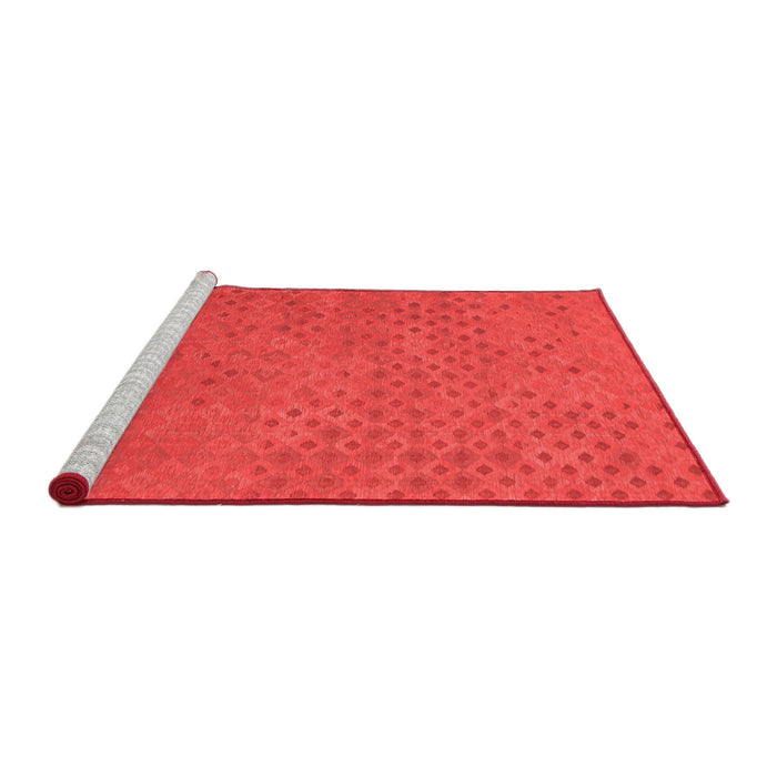 Contemporary Red Washable Rugs