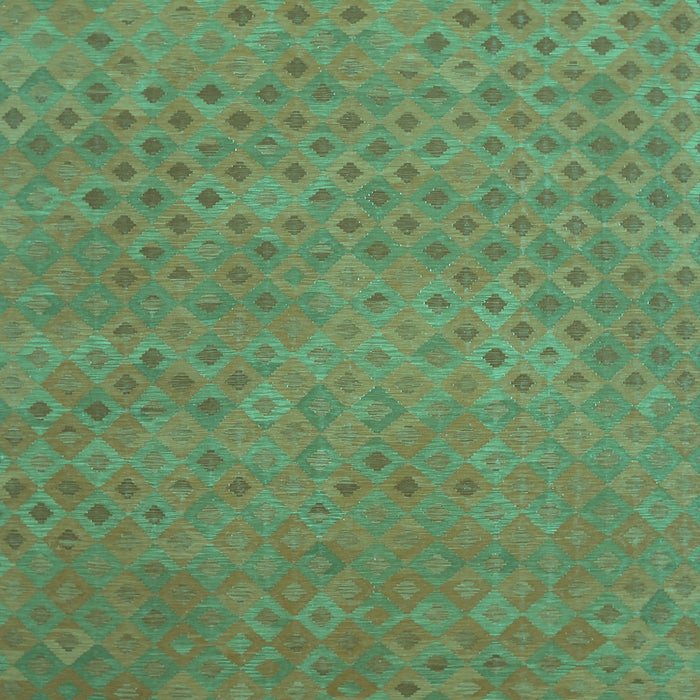 Machine Washable Abstract Turquoise Contemporary Area Rugs, wshcon786turq