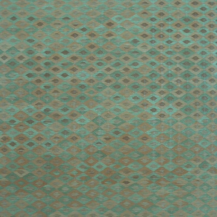 Square Abstract Light Blue Contemporary Rug, con786lblu