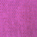 Square Machine Washable Abstract Purple Contemporary Area Rugs, wshcon786pur