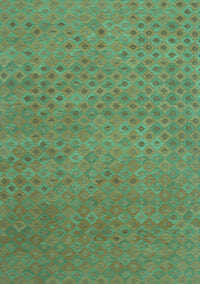 Abstract Turquoise Contemporary Rug, con786turq