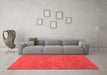 Contemporary Red Washable Rugs