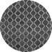 Square Abstract Gray Contemporary Rug, con787gry