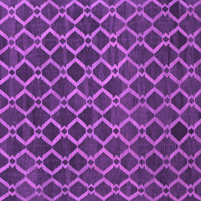 Square Abstract Purple Contemporary Rug, con787pur