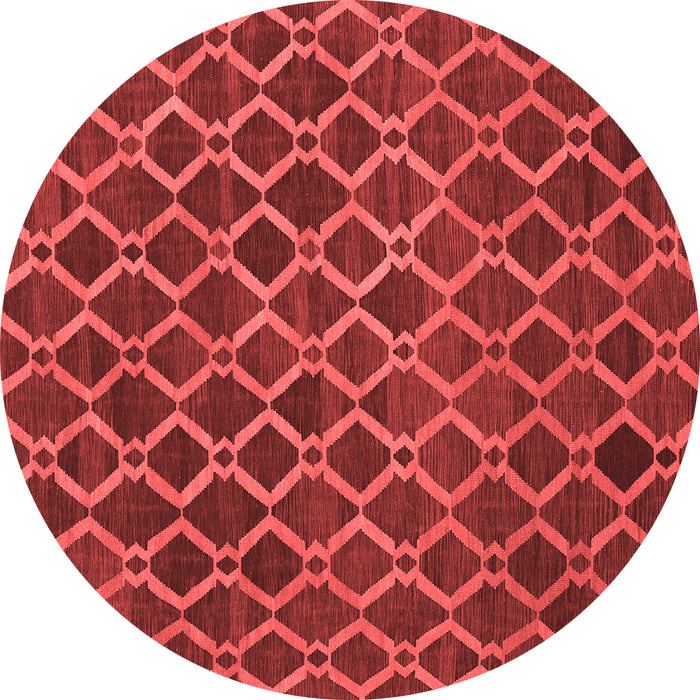 Machine Washable Abstract Red Contemporary Rug, wshcon787red