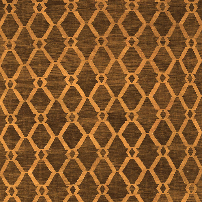 Abstract Orange Contemporary Rug, con787org