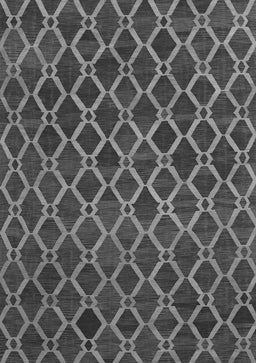 Abstract Gray Contemporary Rug, con787gry