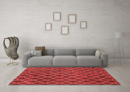 Contemporary Red Washable Rugs