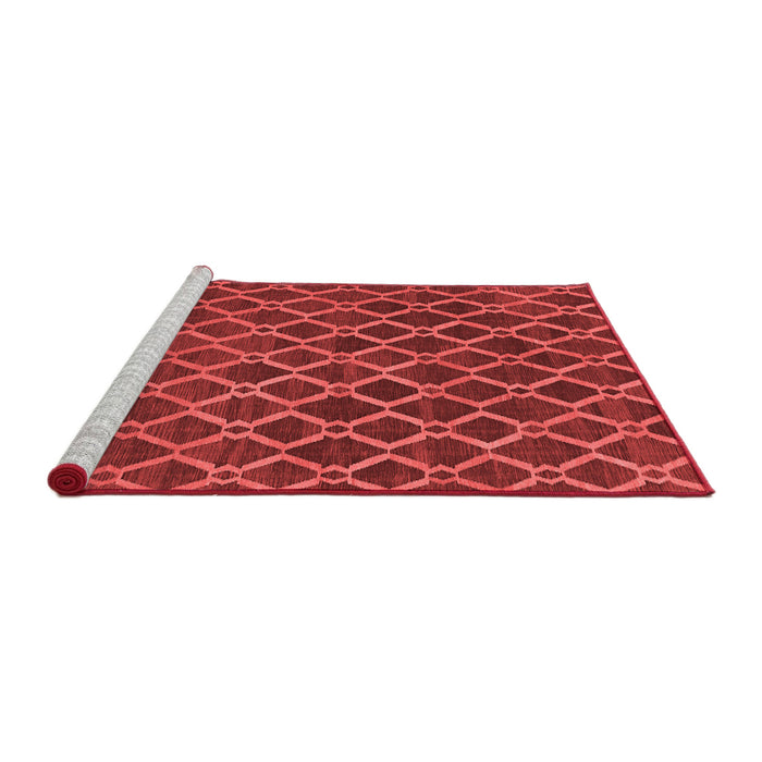 Contemporary Red Washable Rugs