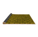 Sideview of Abstract Yellow Contemporary Rug, con787yw