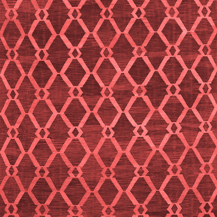 Abstract Red Contemporary Area Rugs