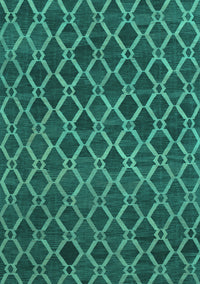 Abstract Turquoise Contemporary Rug, con787turq