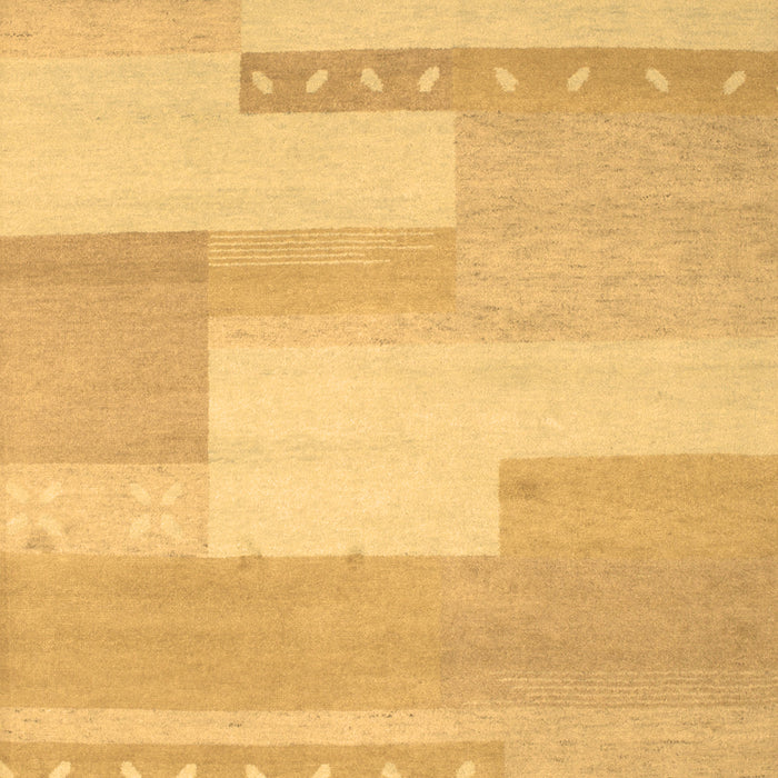 Machine Washable Abstract Brown Contemporary Rug, wshcon788brn