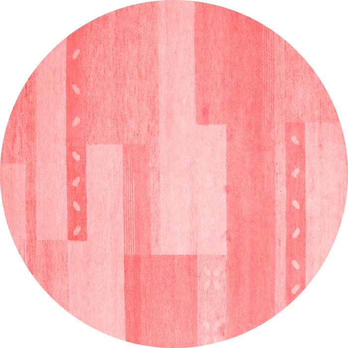 Abstract Red Contemporary Rug, con788red