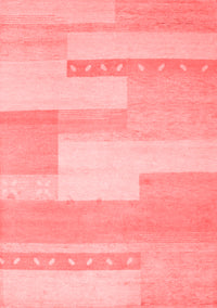 Abstract Red Contemporary Rug, con788red