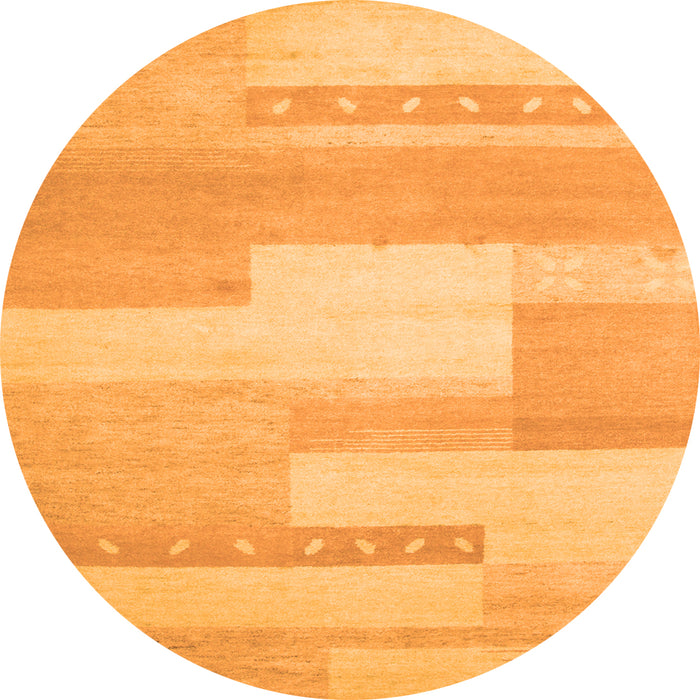 Machine Washable Abstract Orange Contemporary Area Rugs, wshcon788org