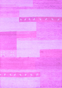 Abstract Purple Contemporary Rug, con788pur