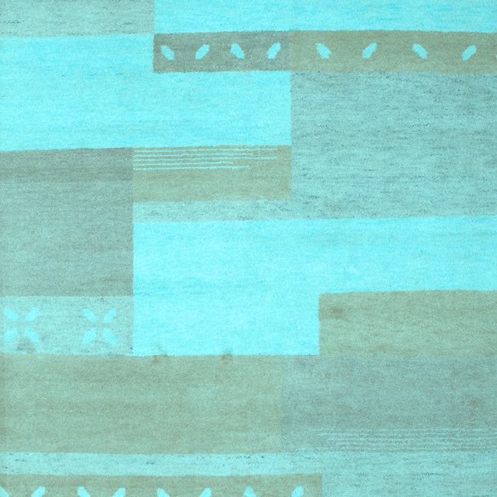 Machine Washable Abstract Light Blue Contemporary Rug, wshcon788lblu