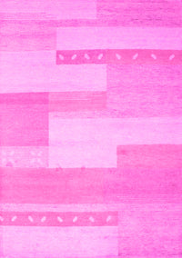 Abstract Pink Contemporary Rug, con788pnk