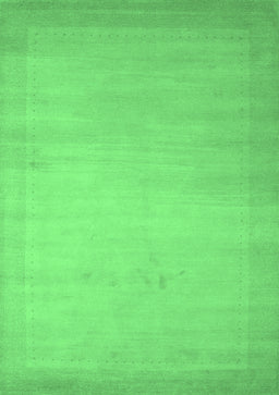 Abstract Emerald Green Contemporary Rug, con789emgrn