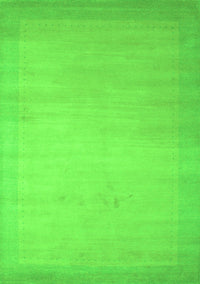 Abstract Green Contemporary Rug, con789grn