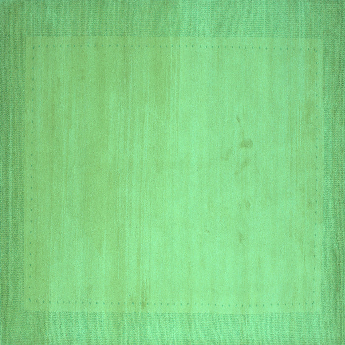 Square Abstract Turquoise Contemporary Rug, con789turq