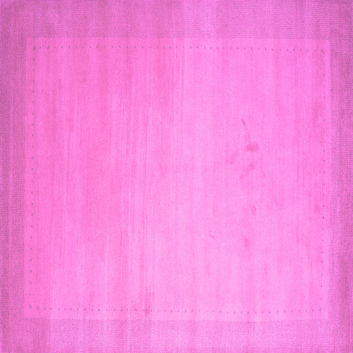 Square Machine Washable Abstract Purple Contemporary Area Rugs, wshcon789pur