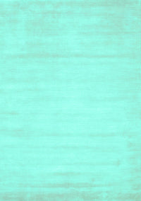 Abstract Turquoise Contemporary Rug, con78turq