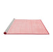 Contemporary Red Washable Rugs