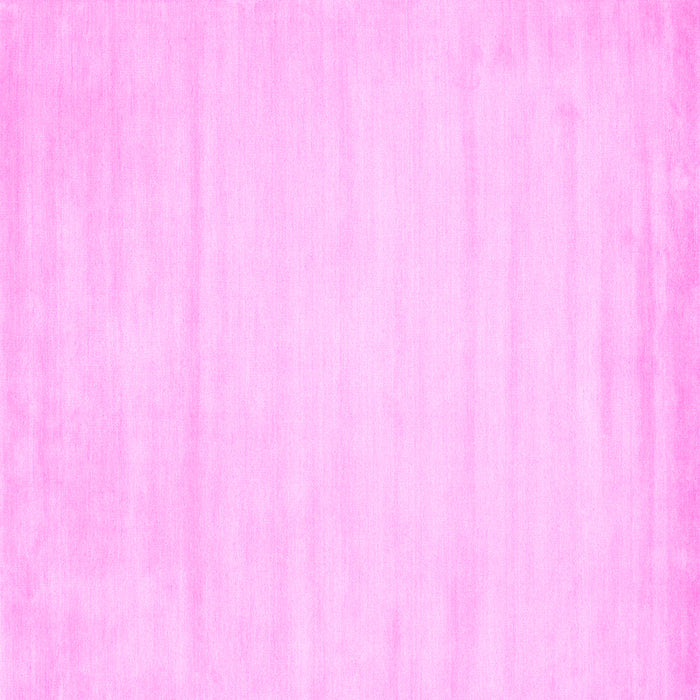 Square Machine Washable Abstract Pink Contemporary Rug, wshcon78pnk