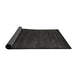 Thickness of Contemporary Charcoal Black Modern Rug, con79