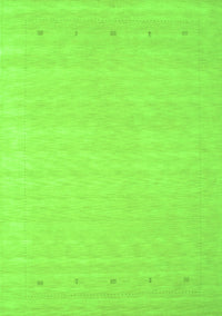 Solid Green Modern Rug, con790grn