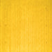 Square Machine Washable Solid Yellow Modern Rug, wshcon790yw