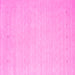 Square Machine Washable Solid Pink Modern Rug, wshcon790pnk