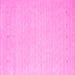 Square Solid Pink Modern Rug, con790pnk