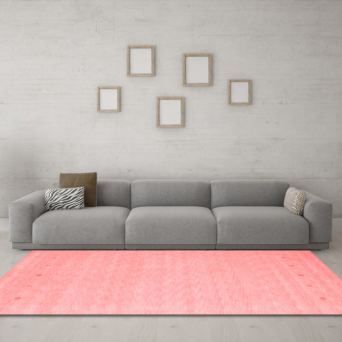 Modern Red Washable Rugs