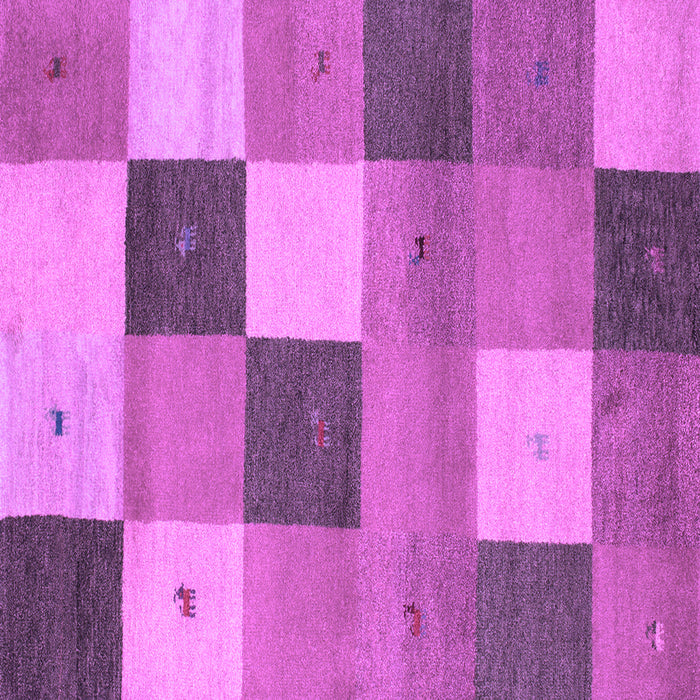 Square Abstract Purple Contemporary Rug, con791pur