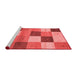 Contemporary Red Washable Rugs