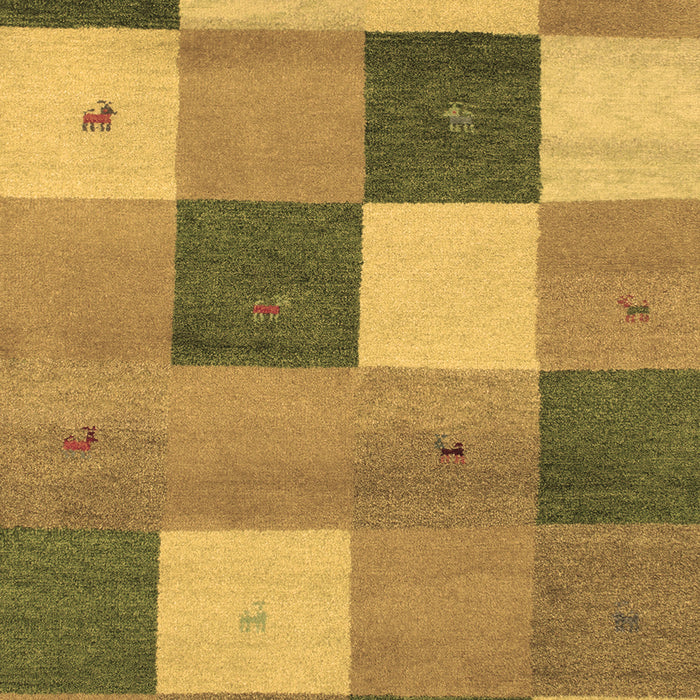 Abstract Brown Contemporary Rug, con791brn