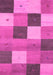 Abstract Pink Contemporary Rug, con791pnk