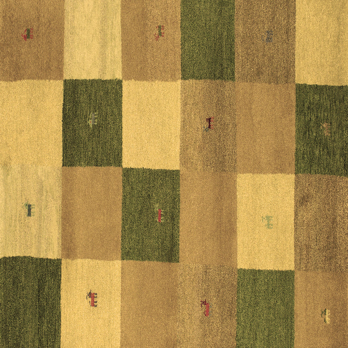 Square Abstract Brown Contemporary Rug, con791brn