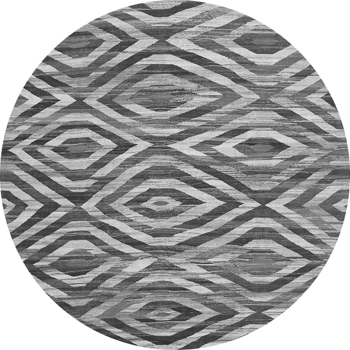 Square Southwestern Gray Country Rug, con792gry