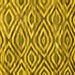 Square Southwestern Yellow Country Rug, con792yw