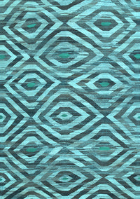 Southwestern Light Blue Country Rug, con792lblu