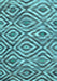 Southwestern Light Blue Country Rug, con792lblu