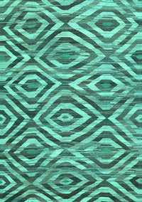 Southwestern Turquoise Country Rug, con792turq