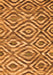 Serging Thickness of Machine Washable Southwestern Orange Country Area Rugs, wshcon792org