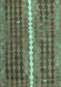 Oriental Turquoise Traditional Rug, con793turq