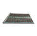 Sideview of Machine Washable Oriental Light Blue Traditional Rug, wshcon793lblu